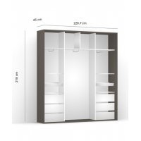 DRESSING LEX 221-218-45 A GRI/DMON